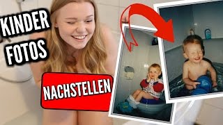 PEINLICHE KINDER FOTOS NACHSTELLEN mit Mama und Im'Jette I Meggyxoxo