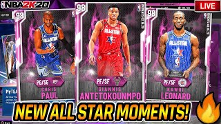 NBA 2K20 MYTEAM - NEW ALL-STAR MOMENTS CARDS! PINK DIAMOND GIANNIS!! PINK DIAMOND KAWHI LEONARD!