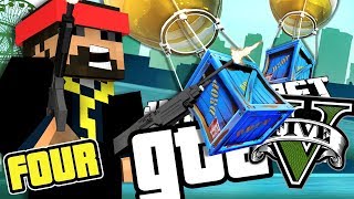 Minecraft GTA 5: CARE PACKAGE DROPS!! [4]