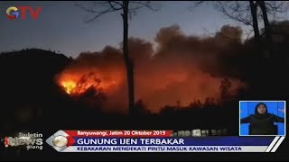 Kawasan Wisata Gunung Kawah Ijen di Banyuwangi Dilanda Kebakaran - BIS 21/10