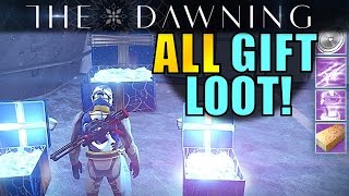 Destiny: ALL GIFT LOOT! | Saladin's, Xur's & Amanda's Gifts Opened! | The Dawning
