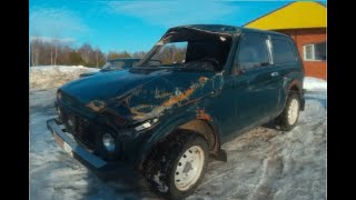 НИВА Кузовной ремонт часть 1 Body repair