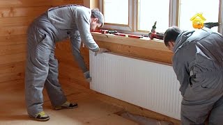 Установка радиатора и работа с трубами из сшитого полиэтилена // FORUMHOUSE