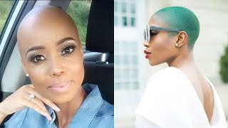 20 Wicked Shaved Hairstyles for Black Women - Bald Haircuts For Black Women 2018