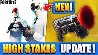 WIR TESTEN DAS NEUE XXL HIGH STAKES UPDATE!! | NEUER GRAPPLER + MODUS - Fortnite Battle Royale