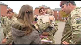 Families welcome Cavalry troops home 19.10.12