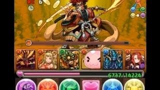 パズドラ【大泥棒参上！超地獄級】W半減 ノーコン！攻略PT