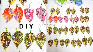 TUTO BOUCLES D'OREILLES FEUILLES EN WAX /// DIY LEAF EARRINGS IN WAX. (M.Pokora -JJ Goldman insp.?)