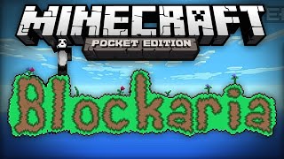 BLOCKARIA!!! - 2D Minecraft Map! - Minecraft Pocket Edition