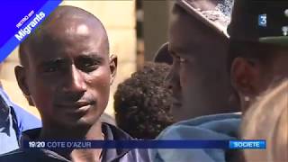 Rétro 2017 en Côte d'Azur : Les migrants