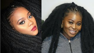 BRAIDS  & KINKY!glambyisoken inspired hair