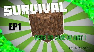 Survie avec Dimiguss | Épisode 1 | Le cube de dirt ! (Condensé)