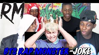 BTS Rap Monster (랩몬스터) - Joke 농담 - REACTION