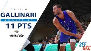 Danilo Gallinari's Offensive Highlights: 11 PTS in International Play | Italy NT - 8.23.19