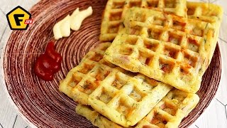 ✶ ЛЕНИВАЯ ПИЦЦА ВАЛИ ✶ Рецепт ✶ Мягкие Вафли с Сыром и Колбасой в Вафельнице