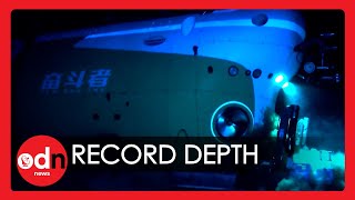 Chinese Submarine Plunges to Depth of 10,000m to Set Epic World Record