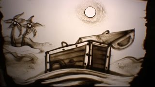 Corporative Sand Animation story (performance) by Dariya Tym Kiev