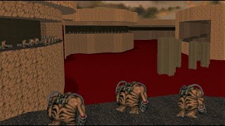 Doom II: Okuplok Slaughter Map - UV-MAX in 44 saves - Part 1: The Mancubi Cliff