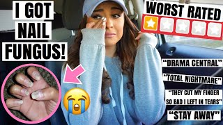 Going To The WORST Rated NAIL SALON In My City! *1 Star* OMG!!