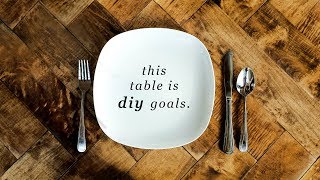 WE DIY'D THIS PINTEREST DREAM TABLE