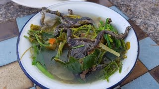 ต้มส้มอึ่ง ใส่ใบมะขามอ่อน