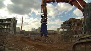 Большая Медведица. Гидроножницы Arden на Hitachi ZX350 + квик каплер OilQuick OQ80