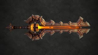 魔獸世界君臨天下武器戰士神器任務-斯托姆卡，破戰之劍