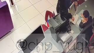 Вооруженное ограбление в Анапе попало на видео #Анапа2019