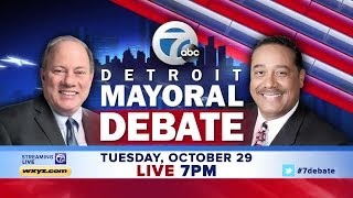 Detroit Mayoral Debate Preview - Watch October 29, 2013 at 7PM on Channel 7
