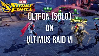 Solo Ultron against Ultimus Raid VI - Marvel Strike Force