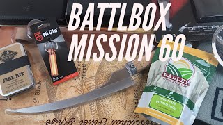 Battlbox Mission 60: Throwing Knives, Fillet Knife, Battery Backup, and More