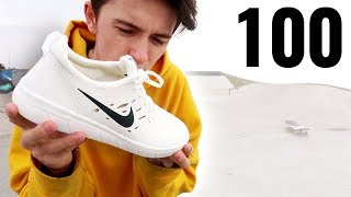 100 Kickflips in the Nike SB Nyjah Free!