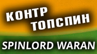Контртопспин справа короткими шипами SPINLORD Waran 2.0 на основании SPINLORD Ultra Carbon