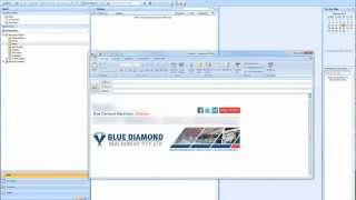 How to set up a custom html email signature in Outlook