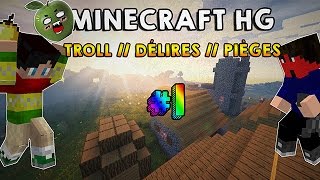 ►MINECRAFT HG◄ TROLL // DÉLIRES // PIÈGES #1 ● AU PAYS DES STROUMPFS // HD // FR