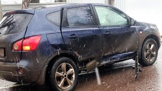 зацепились зеркалами ? кузовной ремонт ниссана. body repair nissan qashqai