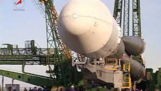 Вывоз РН Союз 2-1Б. Carrier Rocket Soyuz 2-1B Roll-Out.