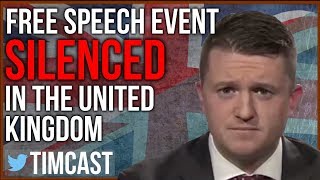 College Free Speech Event Canceled / Tommy Robinson Removed from Speaker's Corner by Police