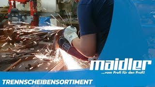 Die verschiedenen Arten an Trennscheiben im Maidler Onlineshop vorgestellt