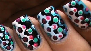 Cute & Easy: Polka Dots Nail Art Tutorial | Dotting Tool Technique