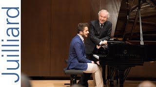 Christian De Luca: J.S. Bach's Italian Concerto | Juilliard Sir András Schiff Piano Master Class