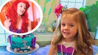 REAL MERMAID BIRTHDAY PARTY SURPRISE!