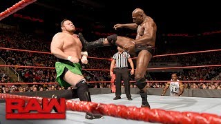 Titus O'Neil vs. Samoa Joe: Raw, Nov. 27, 2017