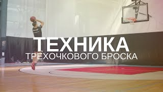 Техника трехочкового броска