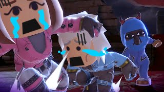 【ゲーム遊び】スマブラで青鬼オンライン!?最後の生存者はいったい誰だ！【アナケナ&カルちゃん】Super Smash Bros