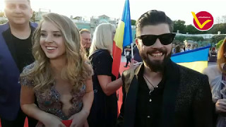 LIVE IN KIEV // ILINCA & ALEX FLOREA (ROMANIA) @ EUROVISION 2017 OPENING CEREMONY - RED CARPET