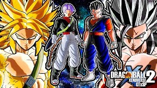 Dragon Ball Xenoverse 2 GT x Super Pack 2 - Trunks & Gohan (NEW COSTUMES & ALL TRANSFORMATIONS)