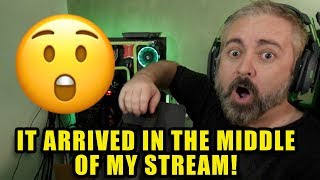 It Arrived in the Middle Of My Stream...