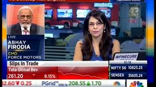 Dr. Abhay Firodia discusses LSV order bagged by Force Motors on CNBC Bazaar.