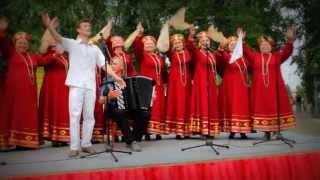 Народный хор русской песни г.Лиски. "По степи широкой...", "Чарка".Russian folk choir songs